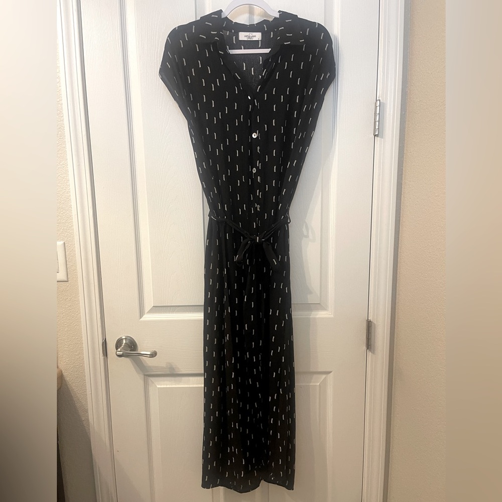 CJLA Carley Jean Los Angeles Black print dress